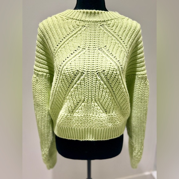 TopShop lime green sweater - Picture 6 of 6